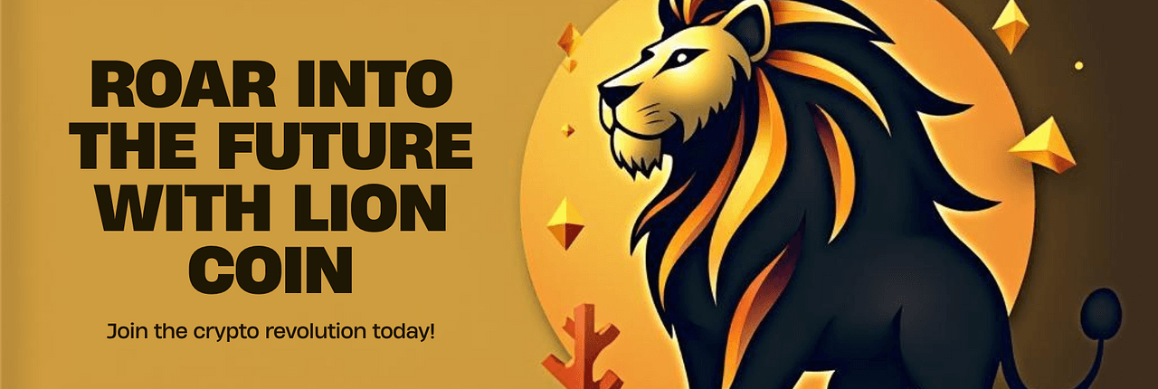 Lion Coin Banner