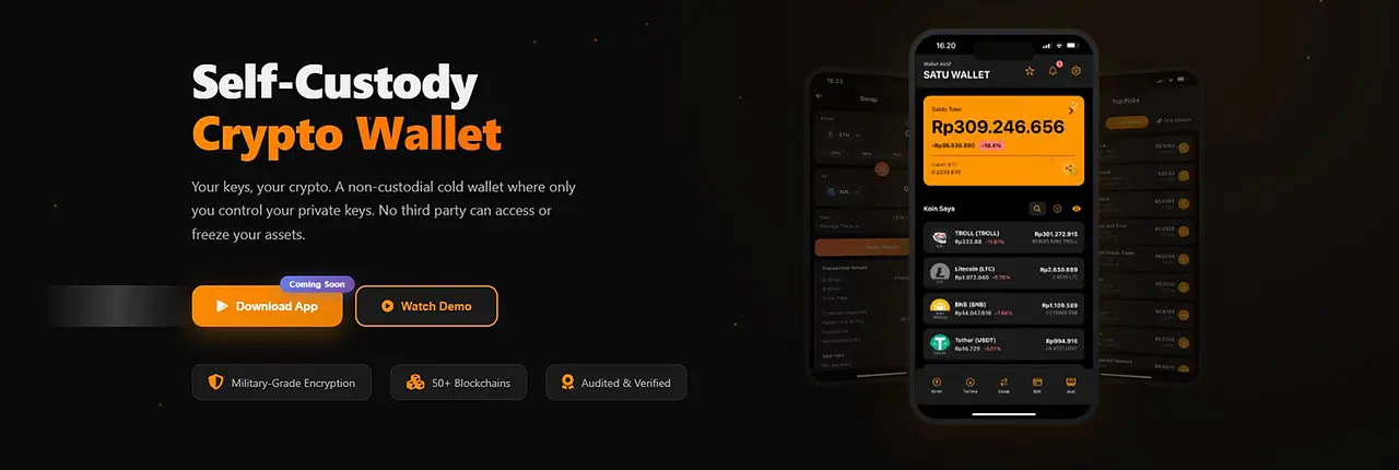 Satu Wallet Token Banner