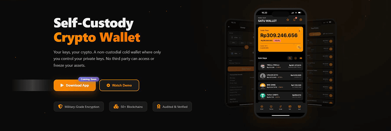 Satu Wallet Token Banner