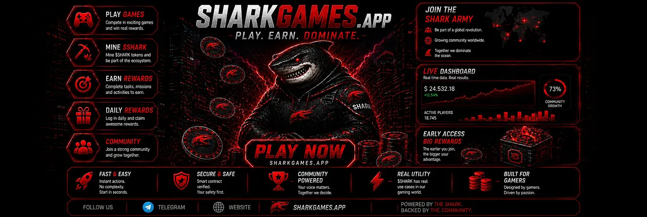 SHARK Banner