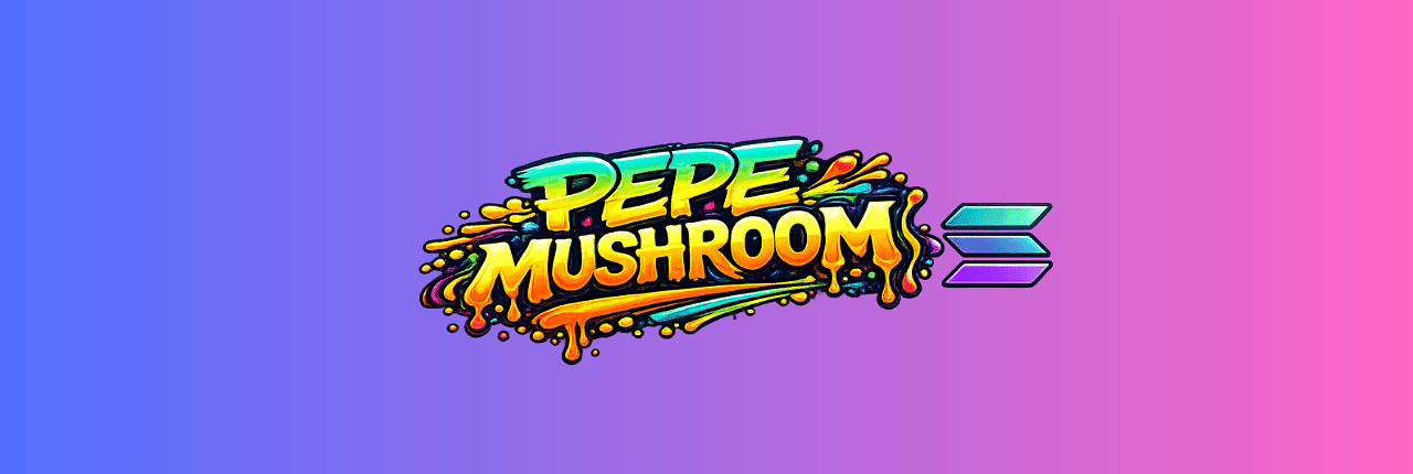 Pepe Mushroom Coin Banner